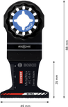 Bosch EXPERT AIZ 45 AIT MetalMax iegremdējamais zāģa asmens metālam.